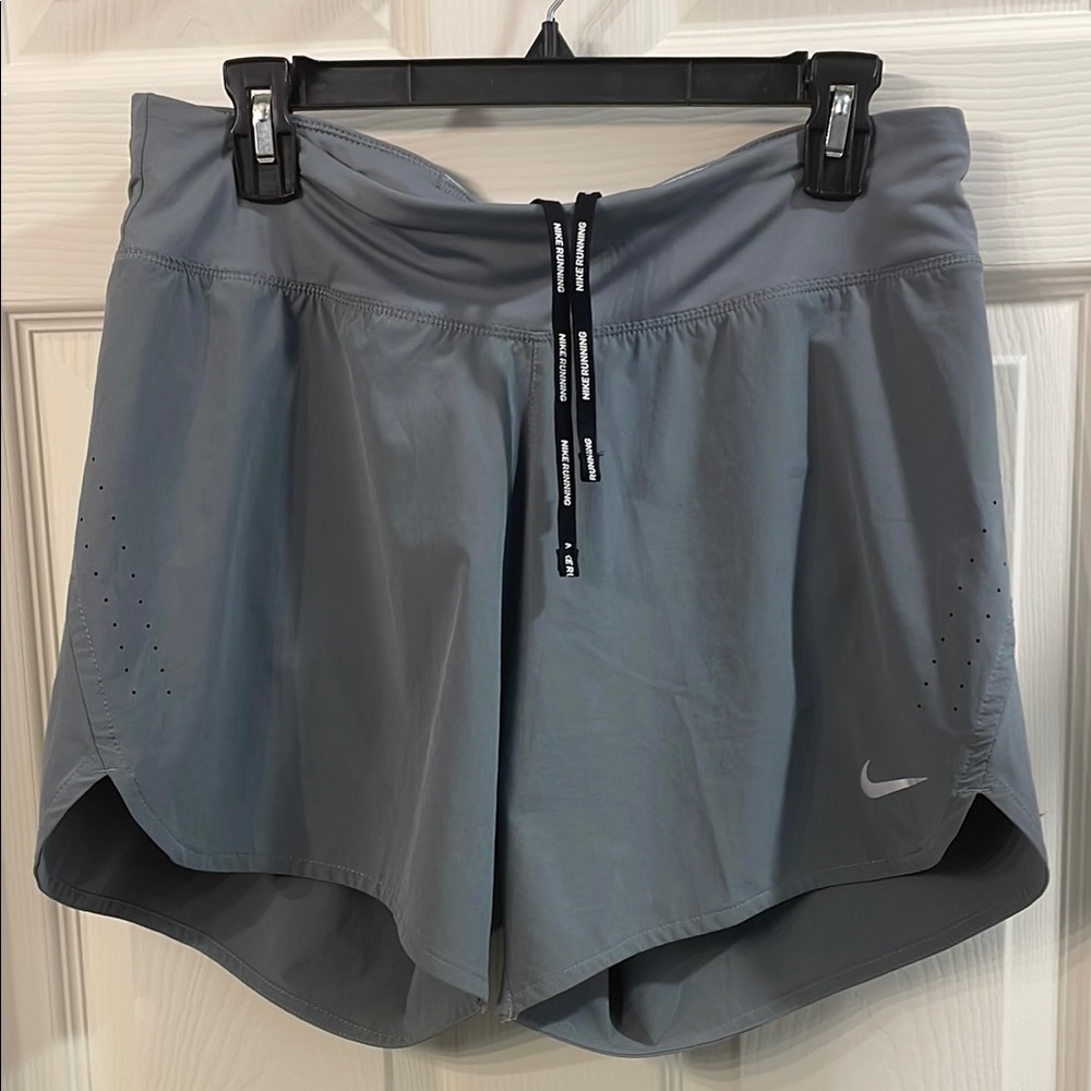 Nike Gray Running Shorts Lightweight Performance Design
